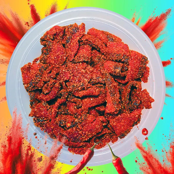 Sour Rainbow Chamoy Strips (6 oz)